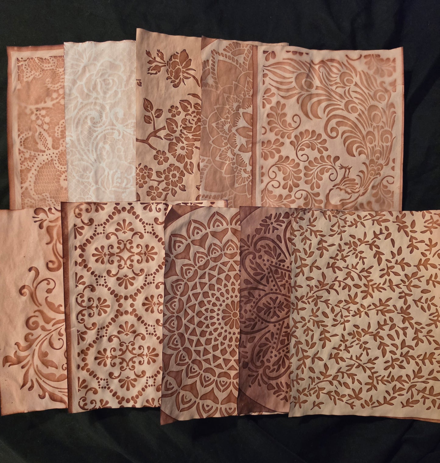 Avacado Dyed Patterns